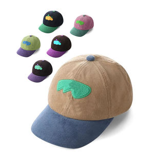 Gorra de béisbol clásica de pana de 6 paneles ZESHAN ZAFAR al por mayor, gorra deportiva de perfil bajo con bordado personalizado, tela 100% algodón - Product Image 1