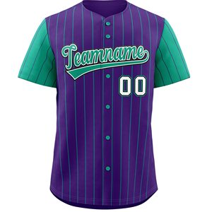 Maillot de baseball complet à boutons pour équipe, durable, couleur contrastée, uniforme personnalisé, broderie de patchs longue durée - Product Image 2