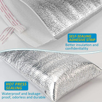 Sac d'expédition isotherme en feuille pliable peu encombrant, léger, en mousse PE, remplaçant la boîte en polystyrène EPS volumineuse