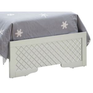 Lit double Verona G6700C TB3 rembourré en argent champagne - Product Image 5