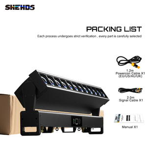ไฟหัวเคลื่อนที่ SHEHDS 12*40W Zoom Beam RGBW DMX512 RDM สำหรับเวที แสงสี LED สำหรับงานดีเจ คอนเสิร์ต และโรงละคร - Product Image 4