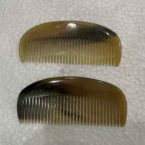 Peigne à cheveux de mariée élégant en corne naturelle, pour femmes et hommes, usage en salon, écologique, durable, de haute qualité, fait main, imperméable - Product Image 3