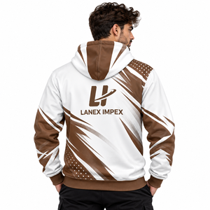 Wholesale Custom Sublimation <b>Hoodie</b> Sweatshirts Full Print Personalized Hoodies for <b>Men</b> Premium Quality Streetwear Clothing OEM - Product Image 4