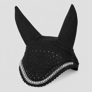 Wholesale Customizable Equestrian Horse Fly Veil Ear <b>Bonnet</b> Ear Net Crochet Custom logo Horse Product Fly Ear <b>Bonnet</b> - Product Image 1