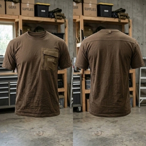 เสื้อยืดผู้ชายสุดหรู ผ้าคอตตอน 100% หนานุ่ม สไตล์สตรีทแวร์ ทรงไหล่ตก พิมพ์ลายซิลค์สกรีน ผ้าถักเนื้อนุ่ม - Product Image 3