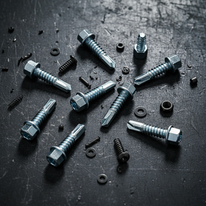 โรงงานเวียดนามขายส่งสกรูเจาะยึดอัตโนมัติ ยี่ห้อ PDC เกรด 8 เมตริก/นิ้ว เหล็กกล้าคาร์บอน หัวหกเหลี่ยม ชุบสังกะสี ฟอสเฟต - Product Image 4