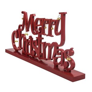 Meilleure Qualité - Texte en Métal Rouge pour Tableau de Noël - Décoration de Noël - Product Image 3