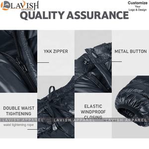 Pantalons matelassés légers pour hommes, taille haute, décontractés, imperméables, coupe-vent, tissés, écologiques, personnalisés, vente en gros - Product Image 6