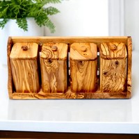 Meilleure boîte à épices indienne en bois personnalisée, décorative, avec compartiments amovibles, pour organiser les herbes et les assaisonnements, directement d'Inde