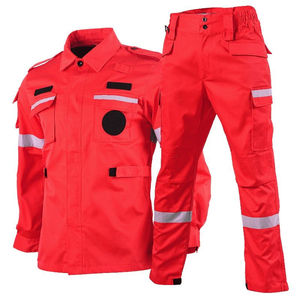 Uniforme de Seguridad Reflectante de Alta Visibilidad, Uniforme de Trabajo Unisex de Algodón Transpirable de Primera Calidad - Product Image 2