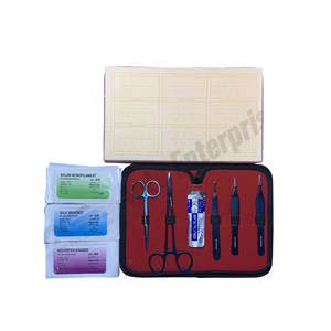 Kit de pratique de suture complet de haute qualité couleur rouge comprenant un grand kit de pratique de suture en silicone Instruments médicaux - Product Image 1