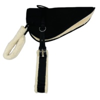 Dernier modèle de tapis de selle en maille pour cheval, sans dossier, avec doublure en fourrure, mousse respirante, léger, design personnalisé, logo, usage équestre