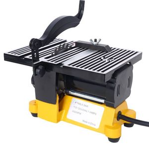 Mini Sega da Tavolo 4 Pollici 90W, Sega Elettrica Multifunzione da Banco, Taglio di Precisione con 3 Lame per Cornici Metalliche, Troncatrice 90W - Product Image 6