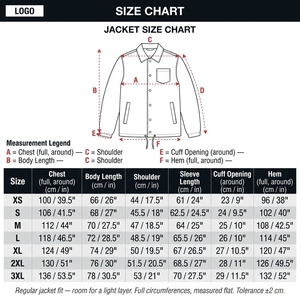 เสื้อโค้ชแจ็คเก็ตผ้าทวิลคอตตอนหนา 400gsm สำหรับผู้ชาย สีเทาชาร์โคล ย้อมสีแบบ Garment Dyed สไตล์สตรีทแวร์ ทรงบ็อกซี่ ผลิตตามแบบ OEM สีพื้น ผลิตอย่างยั่งยืน - Product Image 5