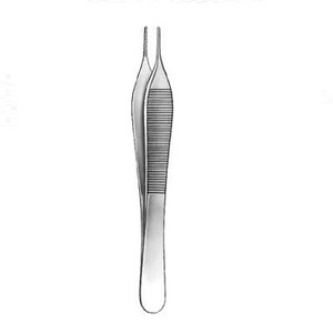 แหนบผ่าตัด Adson Delicate Forceps คุณภาพสูง ผลิตจากเหล็กกล้าไร้สนิม อุปกรณ์การแพทย์ - Product Image 2
