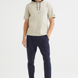 Sudaderas con Capucha de Felpa Francesa Gruesa de Poliéster con Logotipo Personalizado y Diseño de Bolsillo Ecológico para Hombre, Invierno - Product Image 1