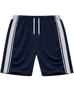 Conjunto Deportivo para Hombre, Camiseta y Pantalones Cortos Azul Marino y Blanco, Transpirable, de Secado Rápido, para Gimnasio, Atletismo, Running, Entrenamiento - Product Image 2