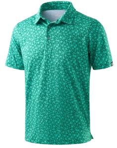 เสื้อกอล์ฟสำหรับผู้ชาย ผ้าทอเนื้อนุ่ม ระบายอากาศได้ดี  รับสกรีนโลโก้ด้านหน้า ผลิตในเวียดนาม - Product Image 5