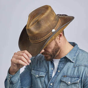 Sombrero de Vaquero Occidental de Alta Calidad, Sombrero de Fieltro de Ala Ancha, Estilo Country Clásico, Sombrero de Moda para Exteriores, Venta al por Mayor - Product Image 6