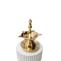 Lampe Diya suspendue en laiton pur pour Puja, Diwali et mariage |   Lampe à huile traditionnelle Panchmukhi, antirouille, réglable, décoration d'intérieur, cadeau