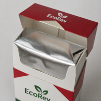 Feuille d'aluminium gaufrée EcoRev en feuille d'argent, de qualité alimentaire, en alliage 8011 à tempérament doux, pour cigarettes et usage général, vente en gros