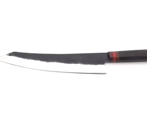 Couteau de chef artisanal en acier à haute teneur en carbone, manche en bois, couteau de cuisine forgé, fabricant OEM avec logo personnalisé - Product Image 3