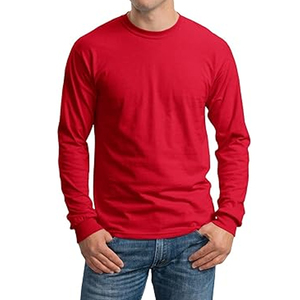 T-shirt à manches longues bicolore pour homme, logo personnalisé, tee-shirt de performance, vêtements de sport professionnels pour la salle de sport, entraînement, nouveau modèle 2026 - Product Image 2