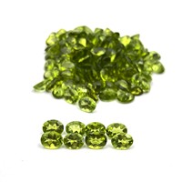 Pierres précieuses péridot naturelles, taille ovale, 6 mm, 8 mm, facettées, calibrées, pierres péridot vertes, véritables pierres péridot en vrac pour bijoux fins