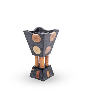 FAIZA CRAFT FC-8155 Artisan Wood Resin Hand-made Bakhoor <b>Burner</b> <b>for</b> Hotels Majlis Living Rooms Gift Collections-Factory Direct - Product Image 4