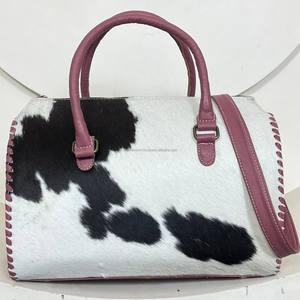 Nouveau sac de voyage pour femme en cuir de vache véritable de haute qualité, grand sac de voyage personnalisé en gros, sac de week-end, sac de voyage - Product Image 5