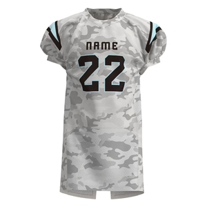 Uniformes de football américain pour jeunes, design personnalisé - Ensemble maillot et pantalon dernière génération, grandes tailles, respirant pour adultes, service OEM - Product Image 2