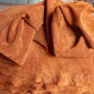 Colorful Genuine <b>Suede</b> Leather for Making Winter Shoe and Bag - Product Image 1