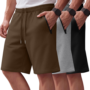 Shorts décontractés pour hommes en tissu respirant, confortables pour le quotidien, vêtements de sport, mélange coton et polaire, shorts d'extérieur pour hommes en promotion - Product Image 3