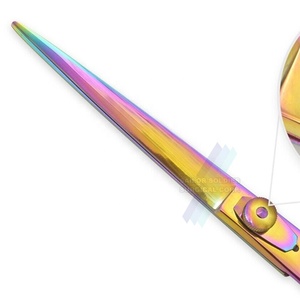 Ciseaux de coupe de cheveux de coiffeur professionnel de haute qualité cisaillement Multi couleurs 6.5 pouces ciseaux de coiffeur pour ciseaux de coiffeur de Salon - Product Image 6