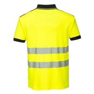 เสื้อโปโลแขนสั้นสำหรับผู้ชาย แห้งเร็ว สะท้อนแสง เหมาะสำหรับงานก่อสร้าง งานจราจร และงานรักษาความปลอดภัย - Product Image 6