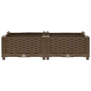 Fioriere e Vasi Rialzati Medi in Polipropilene Marrone Resistenti - Product Image 4