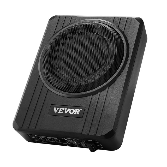 8 Inch 400W Slim Powered Subwoofer Under Seat Car Audio System High Performance Bass Speaker
