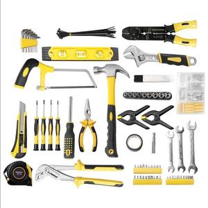 Durable Portable Toolbox with All <b>Hardware</b> <b>Tools</b> and Easy-to-Operate Gr/er in Hard Case for On-the-go Use - Product Image 4