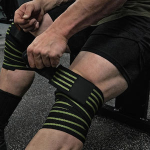 En gros Bandages de compression pour genoux pour l'entraînement, le fitness, l'haltérophilie, la force athlétique et les squats, en Spandex Nylon fin - Product Image 3