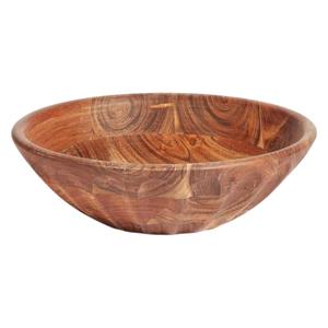 Tazón de madera de mango de diseño minimalista, nuevo, para regalo, para decoración de interiores, para frutas, para servir, para ensaladas. - Product Image 3