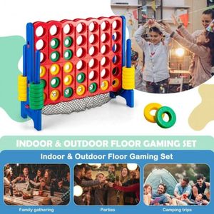 Juego de Piso Gigante 4 en Raya con Red de Almacenamiento para Recreación al Aire Libre - Product Image 6