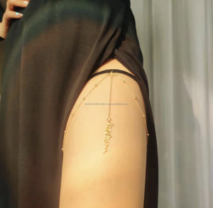 Radiant Elegance Lujosa cadena para piernas corporales para un aspecto sexy y atractivo - Product Image 4