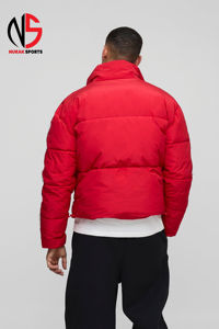 Chaqueta de Plumón Acolchada para Hombre, Diseño Nuevo, Cuello Tipo Camisero, Resistente al Viento, Cálida para Invierno, con Bolsillos, Marca OEM, Superventas - Product Image 3
