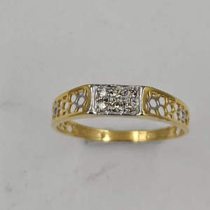 Anillo de Diamantes Naturales de Lujo de 14K y 0.14Ct, Chapado en Rodio, Corte Brillante, Certificado IGI, Joyería de Boda para Hombre, Venta al Por Mayor OEM - Product Image 3