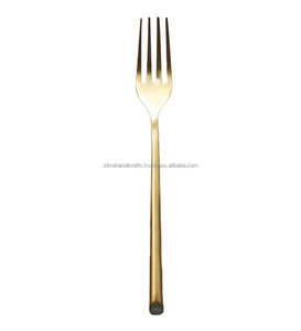 Utensilios de cocina para el hogar, juego de cubiertos de acero inoxidable chapado en oro rosa mate, color dorado brillante para restaurante - Product Image 4