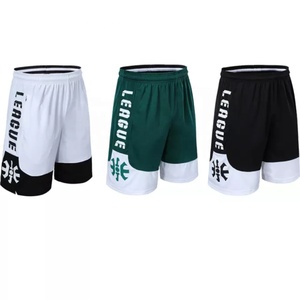 Pantalones Cortos de Baloncesto Personalizados para Hombre, de Alta Calidad, al por Mayor, de Poliéster/Algodón, Elásticos, Transpirables, Tallas Grandes, Diseño Impreso, Anti-UV, de Secado Rápido - Product Image 1