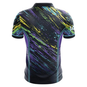 Camiseta Polo Personalizada para Hombre, Manga Corta, Secado Rápido, Diseño Deportivo, Impresión Digital, Logotipo en la Manga Izquierda - Product Image 4