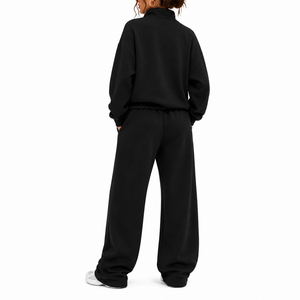 Custom Fitted Women Oversized Sports Sweatsuit Slim Fit Joggers and Hoodie Set for Woman Sport Hoodies Tracksuit - Product Image 2