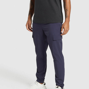 Top Trending Wholesale Custom Logo Men's <b>Stretch</b> <b>Cargo</b> Pants Drawstring Elastic Waist Side Pockets Casual Joggers At Low Price - Product Image 3