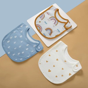 Bavoirs pour bébé 100% coton, absorbants, ajustables et doux - Product Image 3